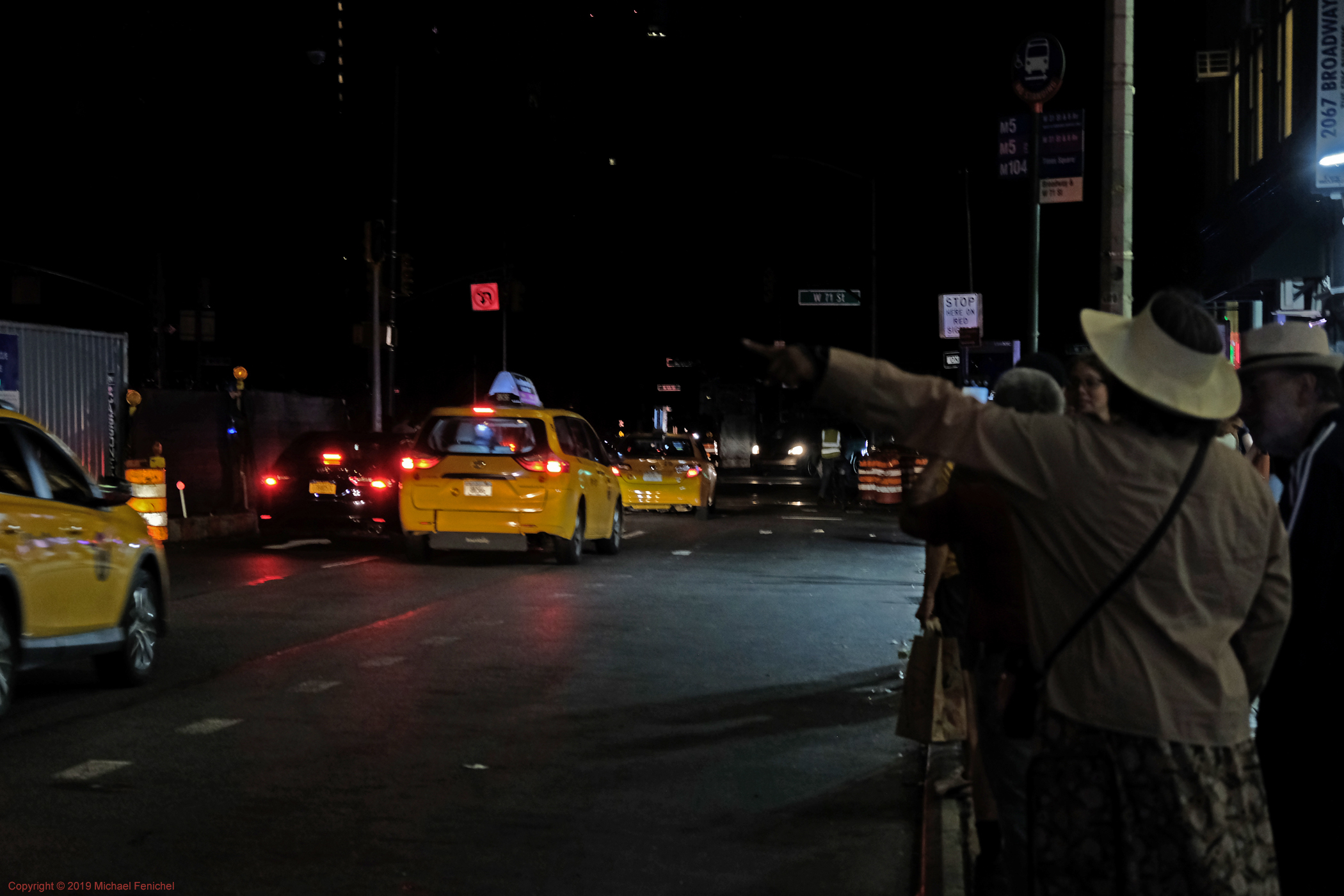 Trying to Hail a Taxi During a Blackout