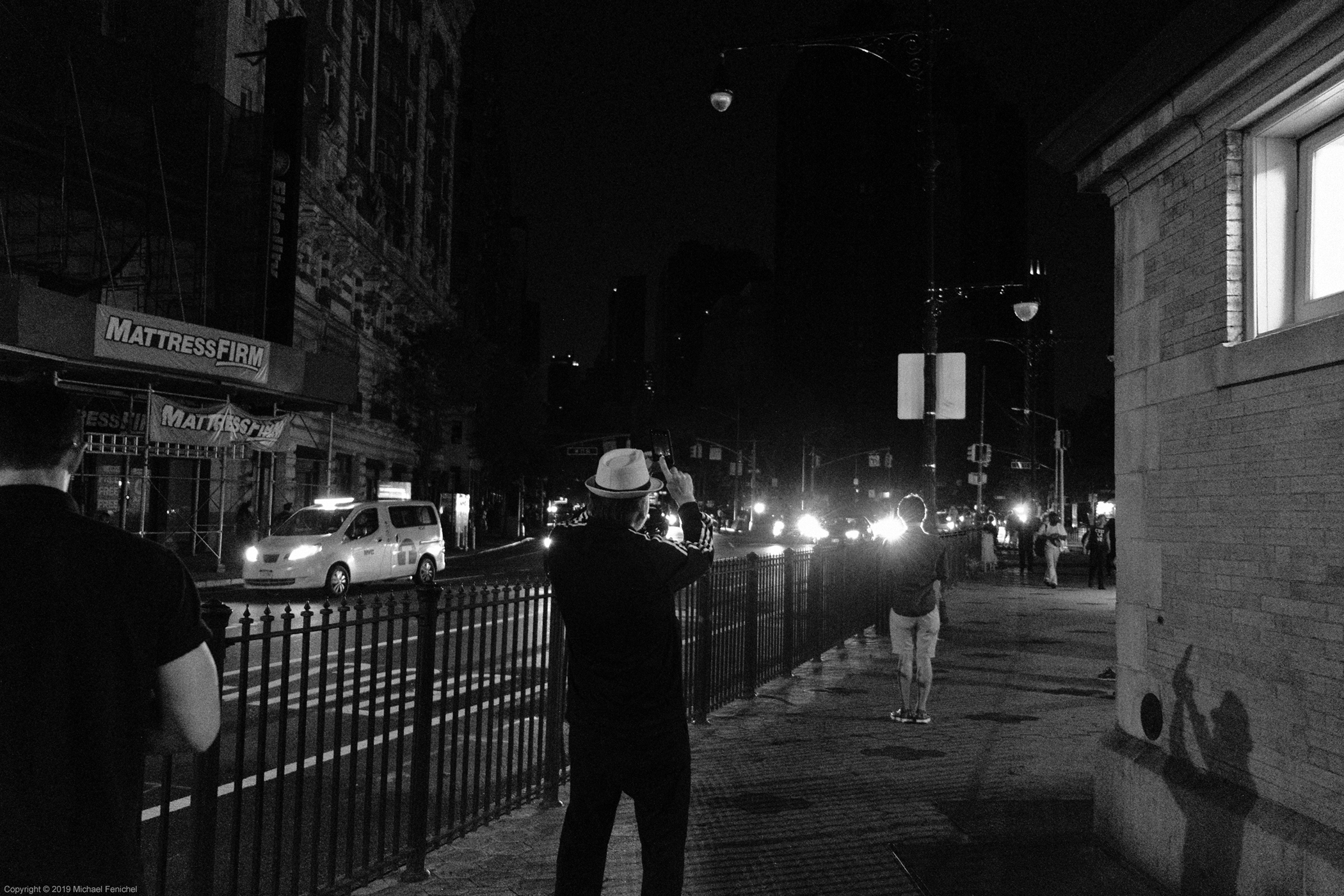 View South on Broadway during NYC Blackout 2019