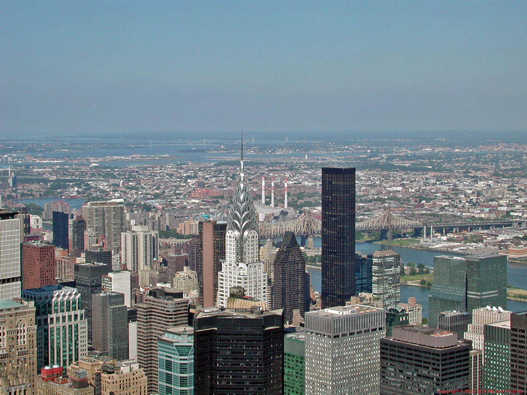 [View of Chrysler Building and 59th Street Bridge]