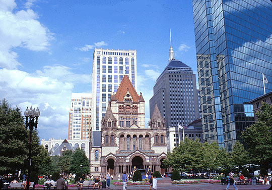 [Trinity Church and Blue Sky]