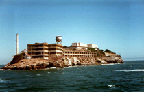 [View of Alcatraz from SF Bay]