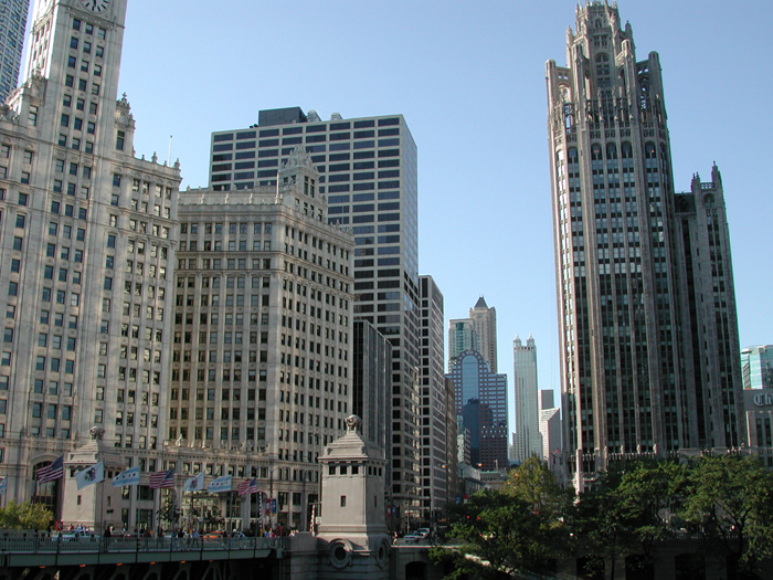 [Wrigley Building & Tribune Tower]