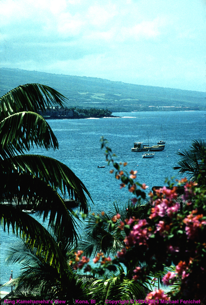 [View of Kona from Kamehameha's Palace]