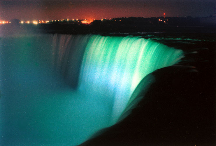 [Niagara Falls in Blue]