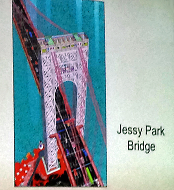 Bridge - Painting by Jessy Park