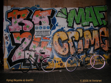 [Flying Bicycles and Graffiti]