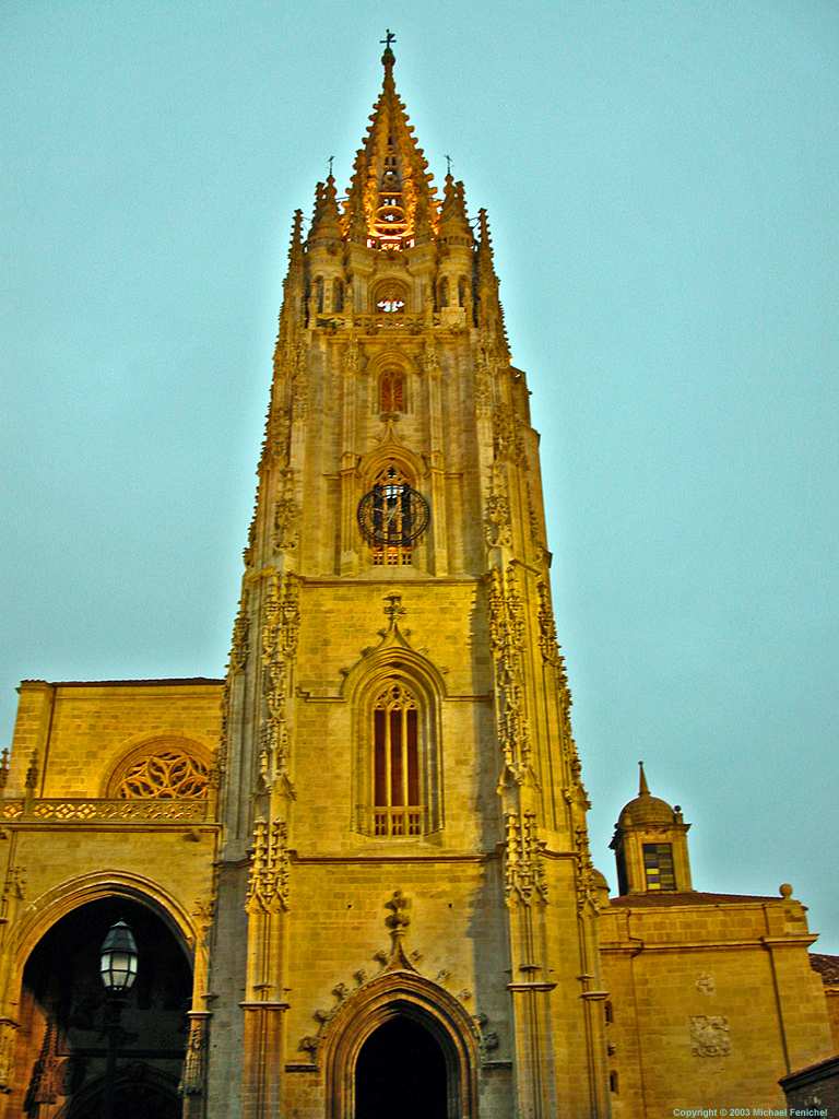 [Oveido Cathedral in Golden Light]