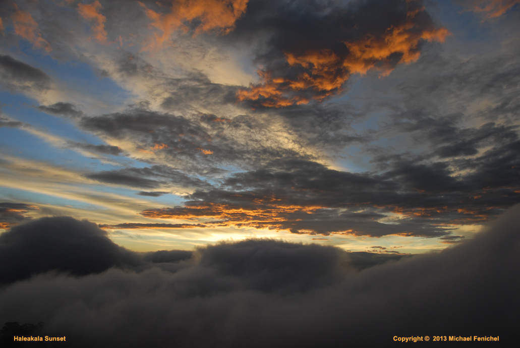 [Sunset on Mt. Haleakala]