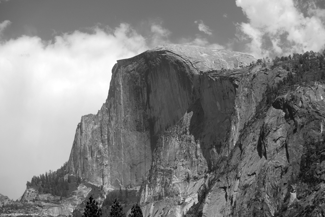 [Half Dome - Black and White]