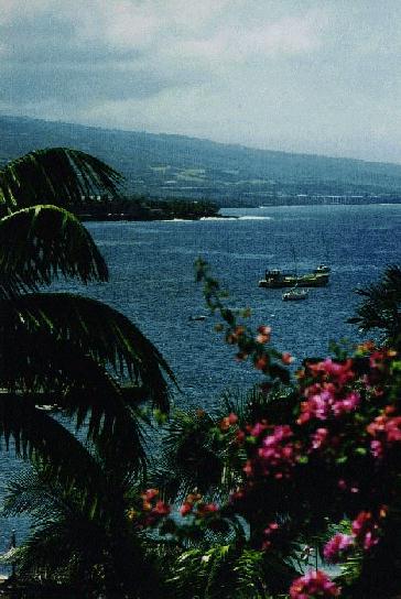[View of Kona from Kamehameha's Palace]