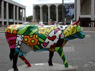 [Lincoln Center Cow]