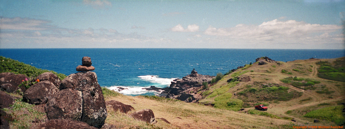 [Maui Panorama: Sea and lava gods]