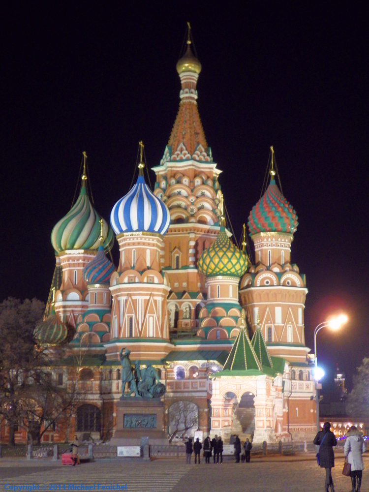 [St. Basil's Cathedral at Night]