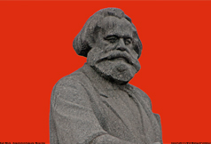 [Marx in RevolutionSquare At Night]