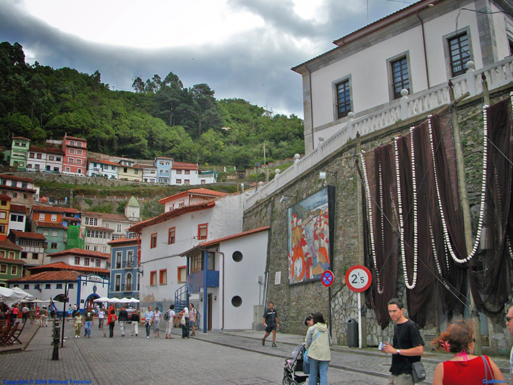 [Cudillero - Click on image to visit Gijón.]