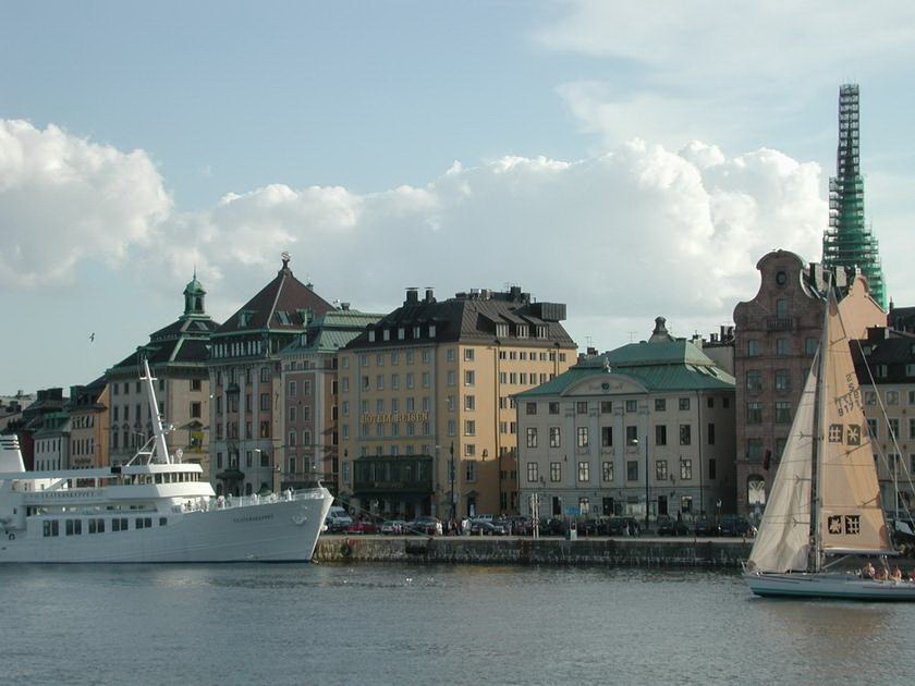 [View of Gamla Stan from Skeppsholmen]