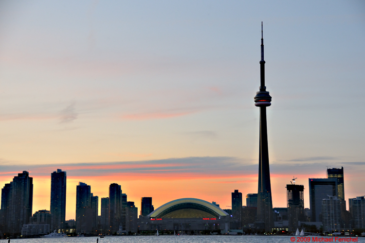 [Toronto Skyline at Dusk]